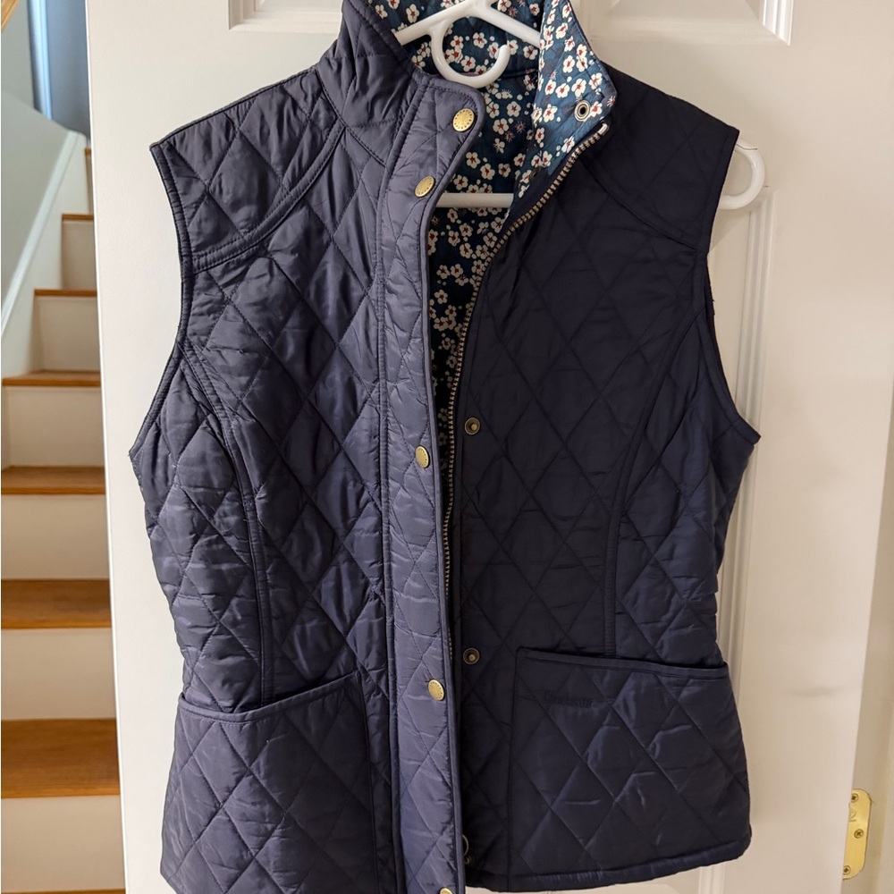 Barbour vest with liberty lining
